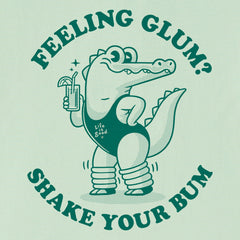 Women's Feeling Glum Crocodile Short Sleeve Crusher Tee