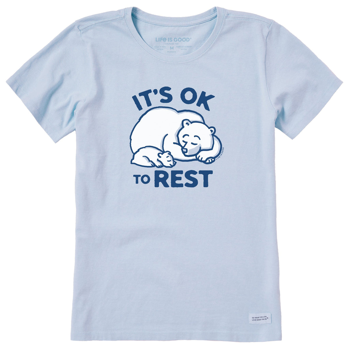 Women's It's OK to Rest Bears Short Sleeve Crusher Tee