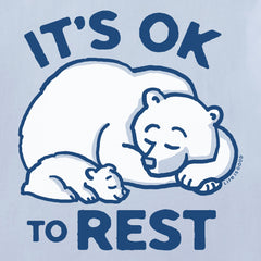 Women's It's OK to Rest Bears Short Sleeve Crusher Tee