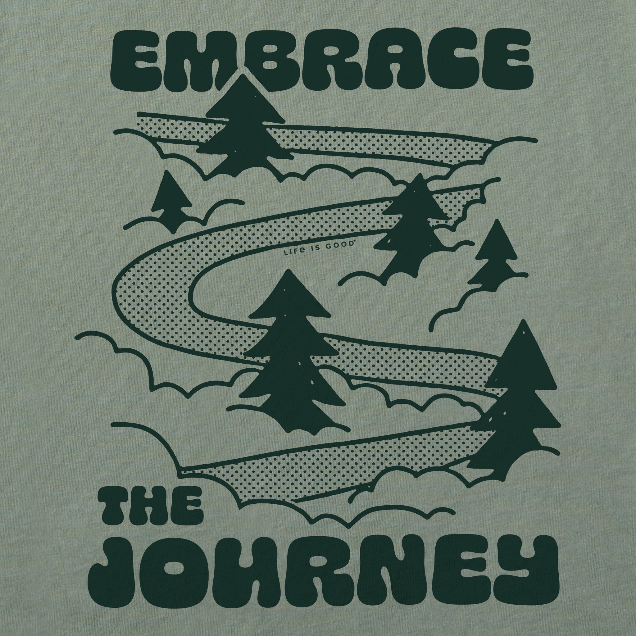Women's Embrace the Journey Road Short Sleeve Crusher Boxy Tee