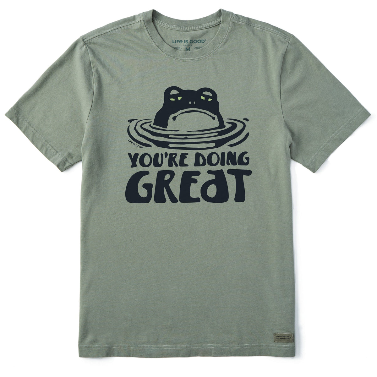 Men's You're Doing Great Frog Short Sleeve Crusher Tee