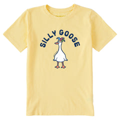 Kids Silly Goose Hat Short Sleeve Crusher Tee
