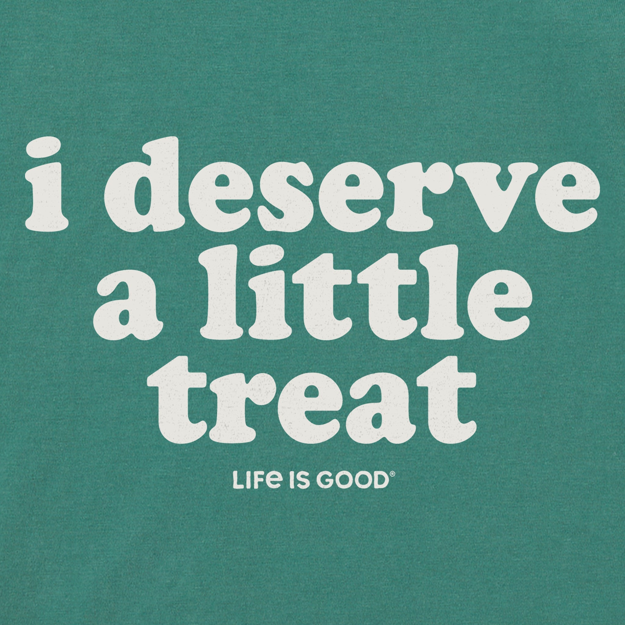 Women's I Deserve A Little Treat Short Sleeve Crusher Boxy Tee