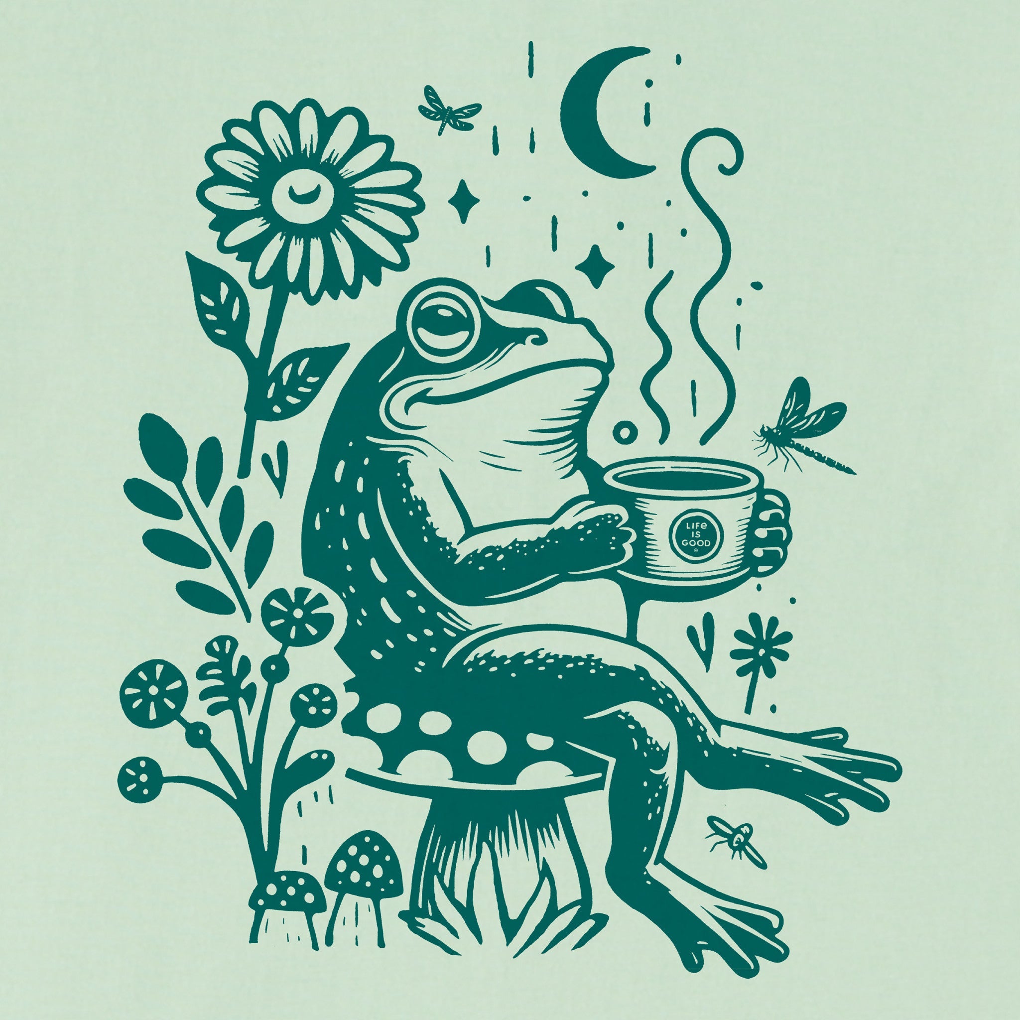 Women's Frog on Break Short Sleeve Crusher Tee