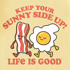 Kids Keep Your Sunny Side Up Short Sleeve Crusher Tee