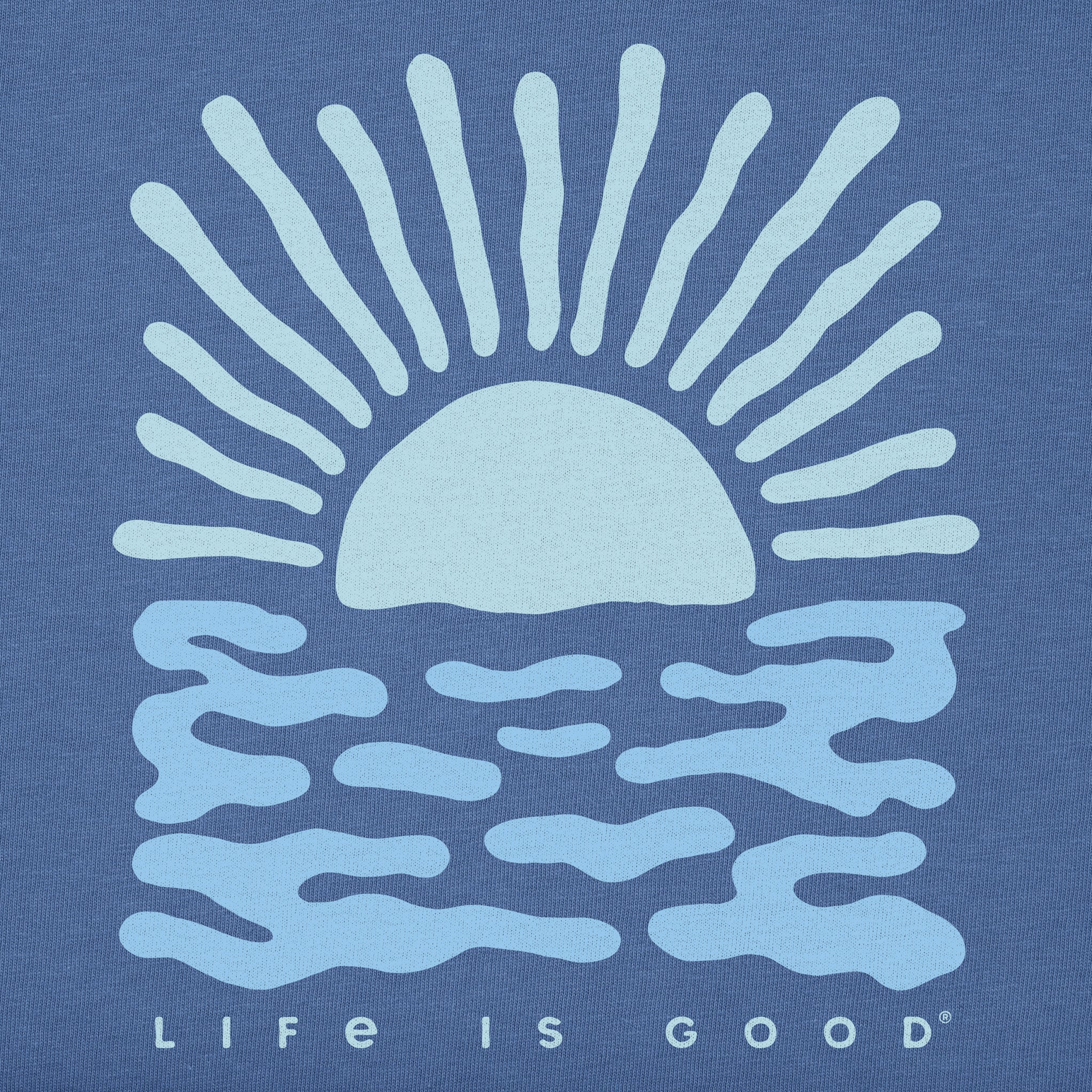 Kids Sun Over the Water Short Sleeve Crusher Tee