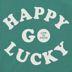 Women's Happy Go Lucky Short Sleeve Crusher Boxy Tee