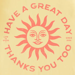 Women's Have a Great Day Sun Short Sleeve Tee