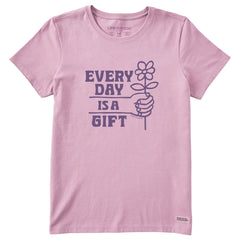 Women's Every Day is a Gift Daisy Short Sleeve Tee