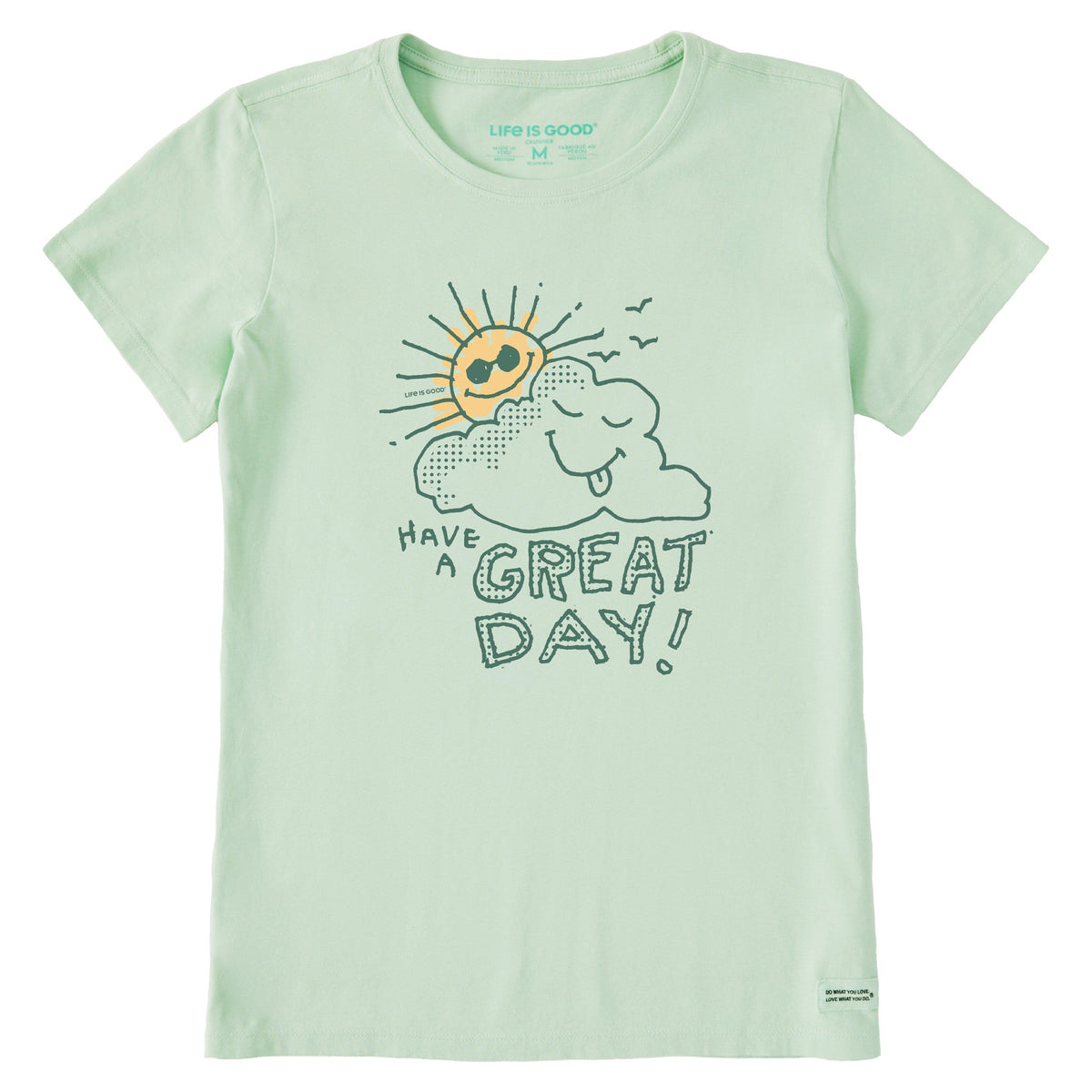 Women's Have a Great Day Scribble Short Sleeve Crusher Tee