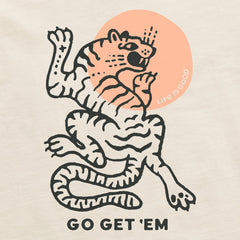 Women's Go Get Em Tiger Short Sleeve Crusher Tee