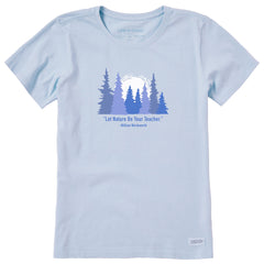 Women's Let Nature Be Your Teacher Short Sleeve Crusher Tee
