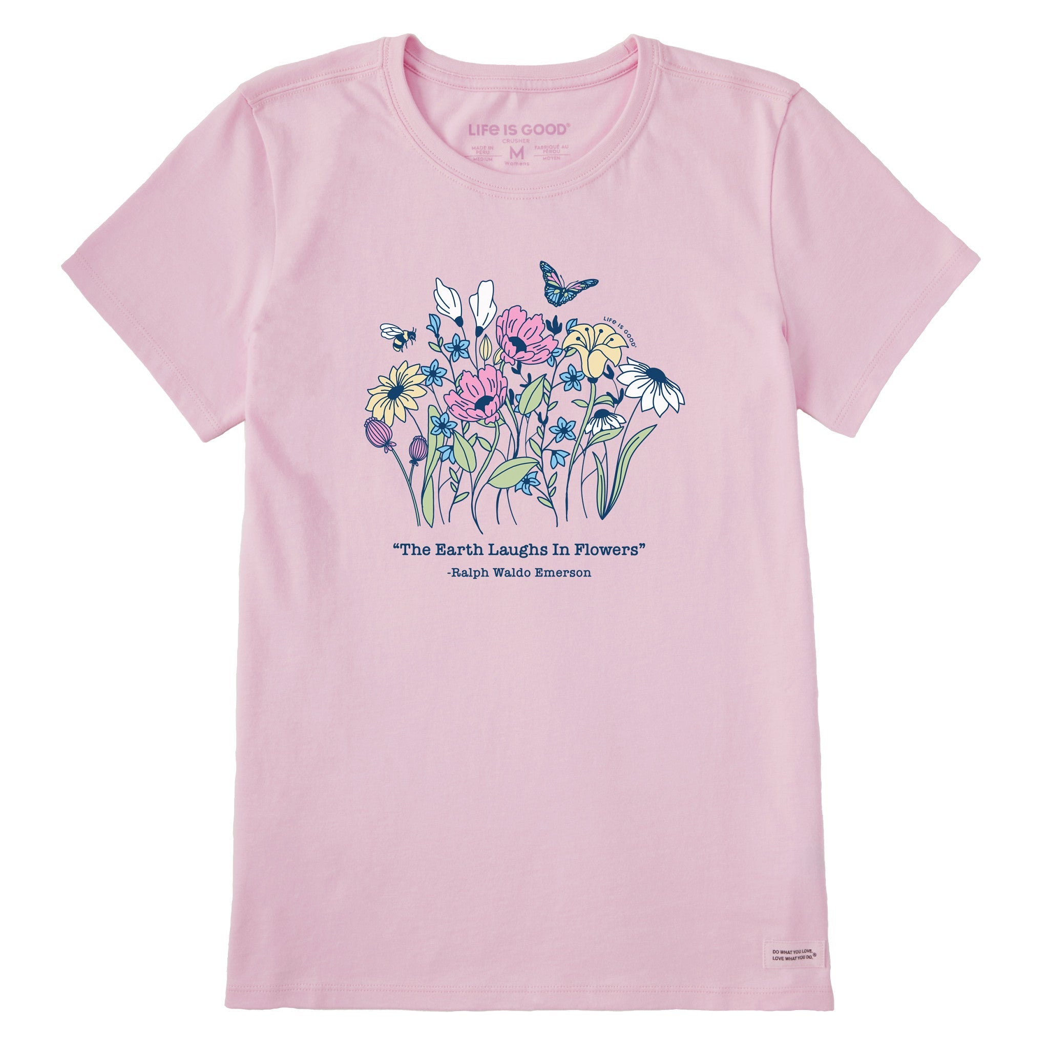 Women's Laughing Flowers Short Sleeve Tee