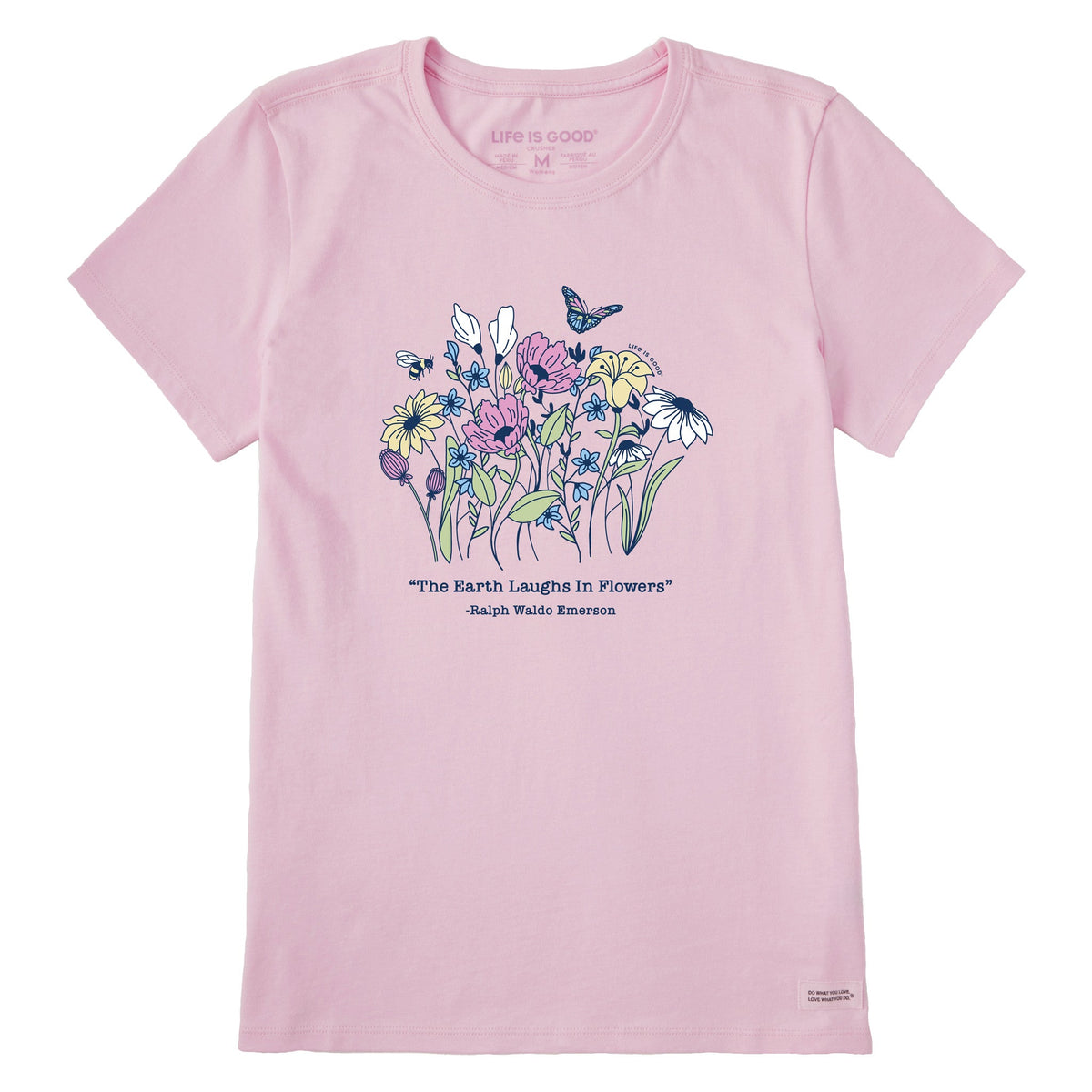 Women's Laughing Flowers Short Sleeve Tee