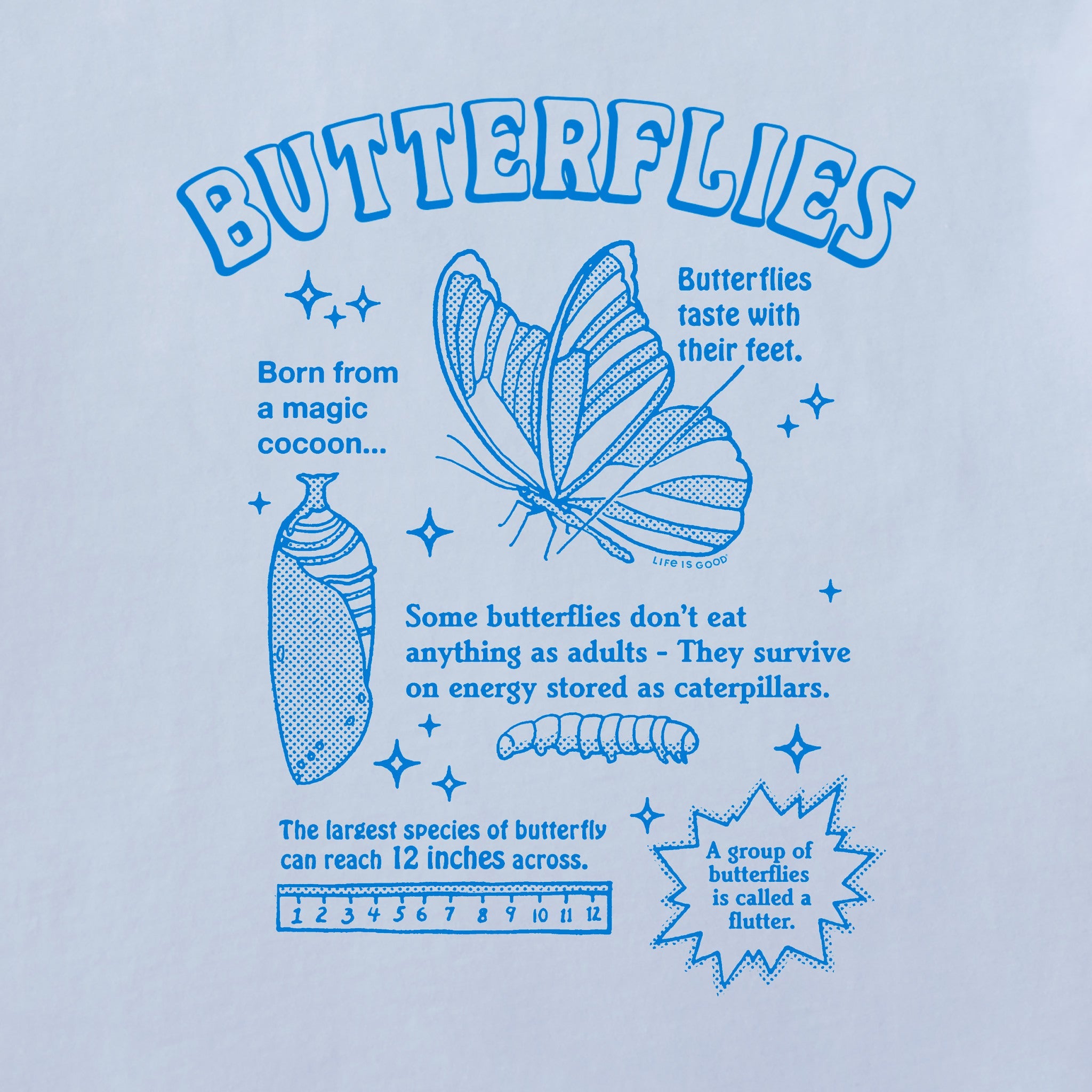Women's Butterflies are Amazing Short Sleeve Crusher Boxy Tee