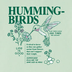 Women's Hummingbird Facts Short Sleeve Crusher Boxy Tee