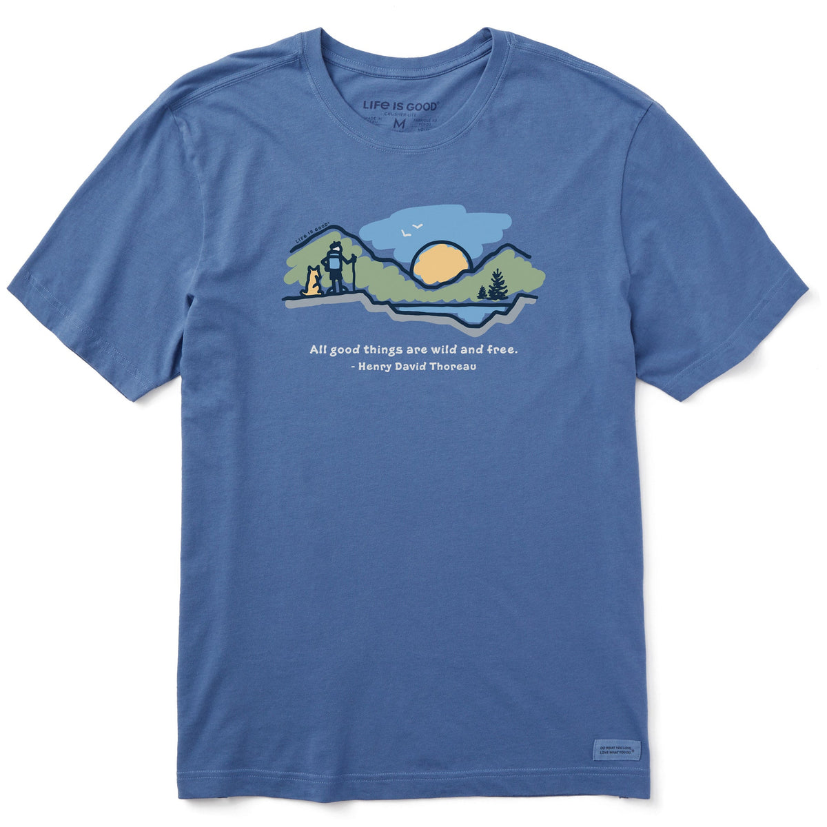 Men's All Good Things are Wild & Free Short Sleeve Tee