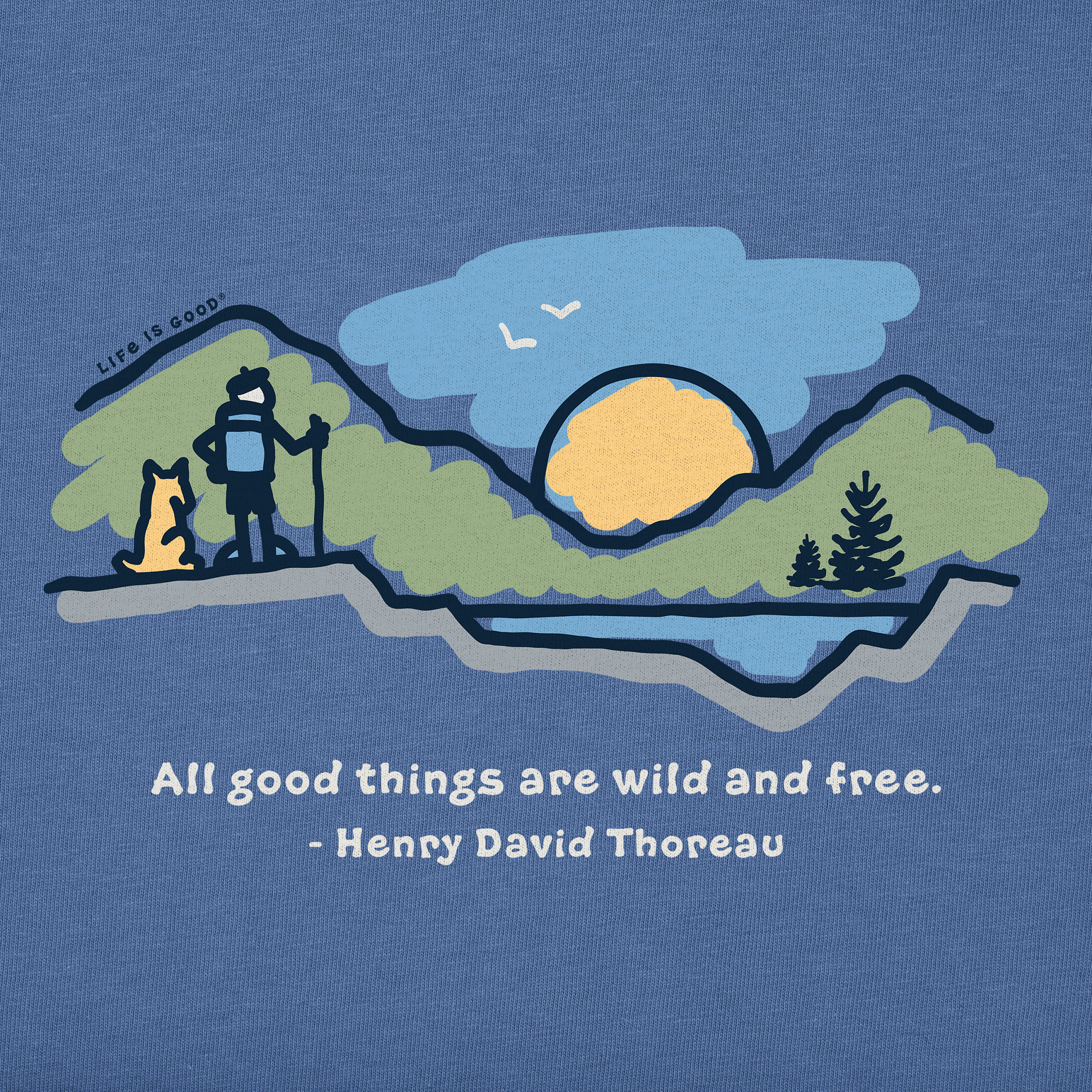 Men's All Good Things are Wild & Free Short Sleeve Tee