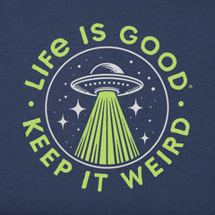 Kids Crafty Flying Saucer Long Sleeve Crusher Tee