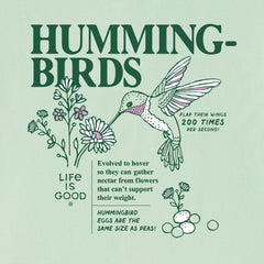 Women's Hummingbird Facts Short Sleeve Crusher Tee