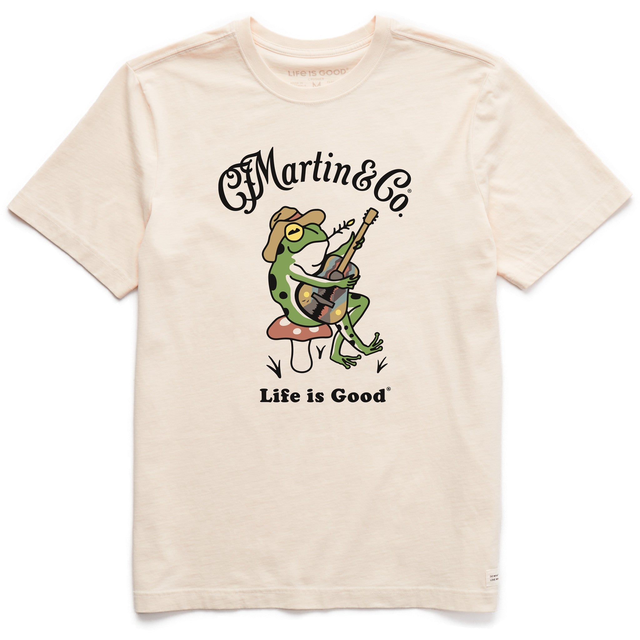 Men's Martin & Co. Frog Guitar Short Sleeve Crusher Tee