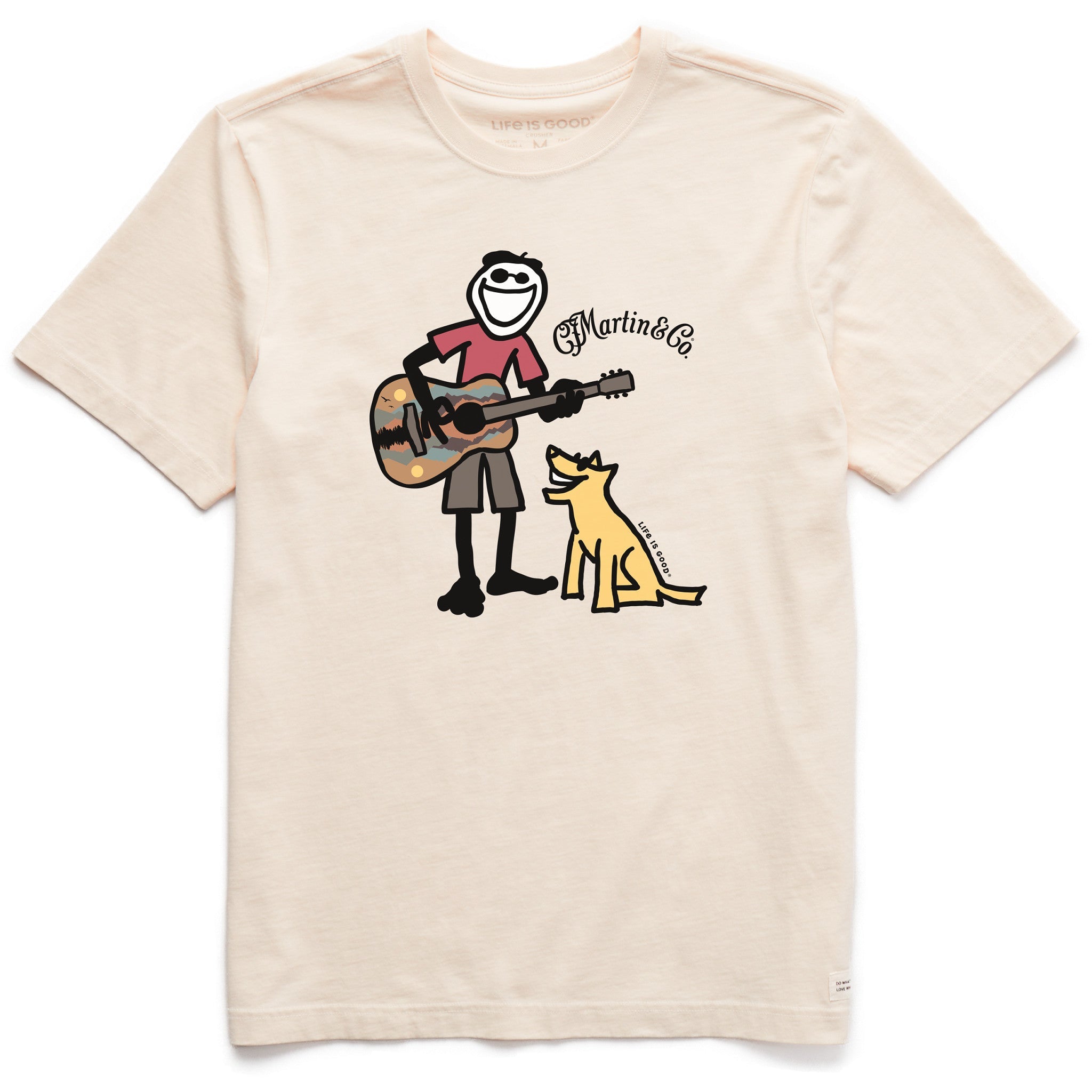 Men's Martin Jake & Rocket Guitar Short Sleeve Crusher Tee