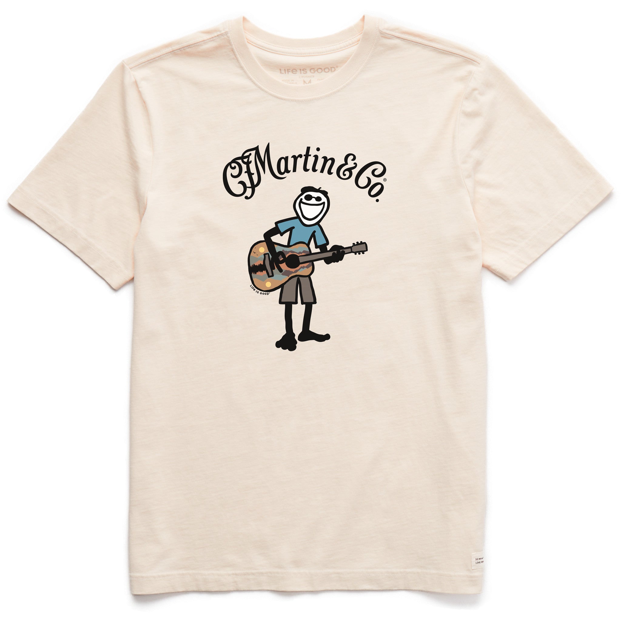 Men's Martin & Co. Jake Guitar Short Sleeve Crusher Tee