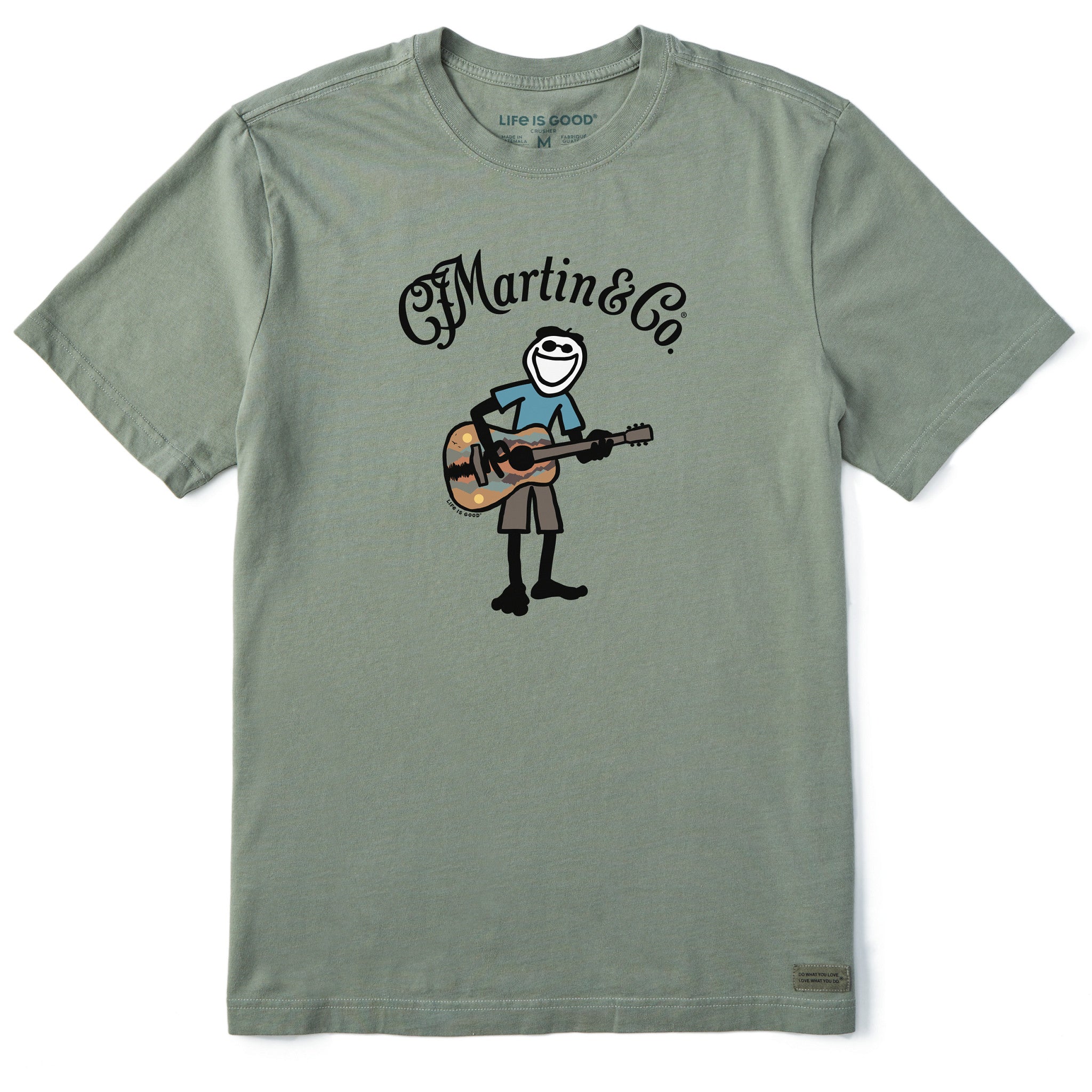 Men's Martin & Co. Jake Guitar Short Sleeve Crusher Tee