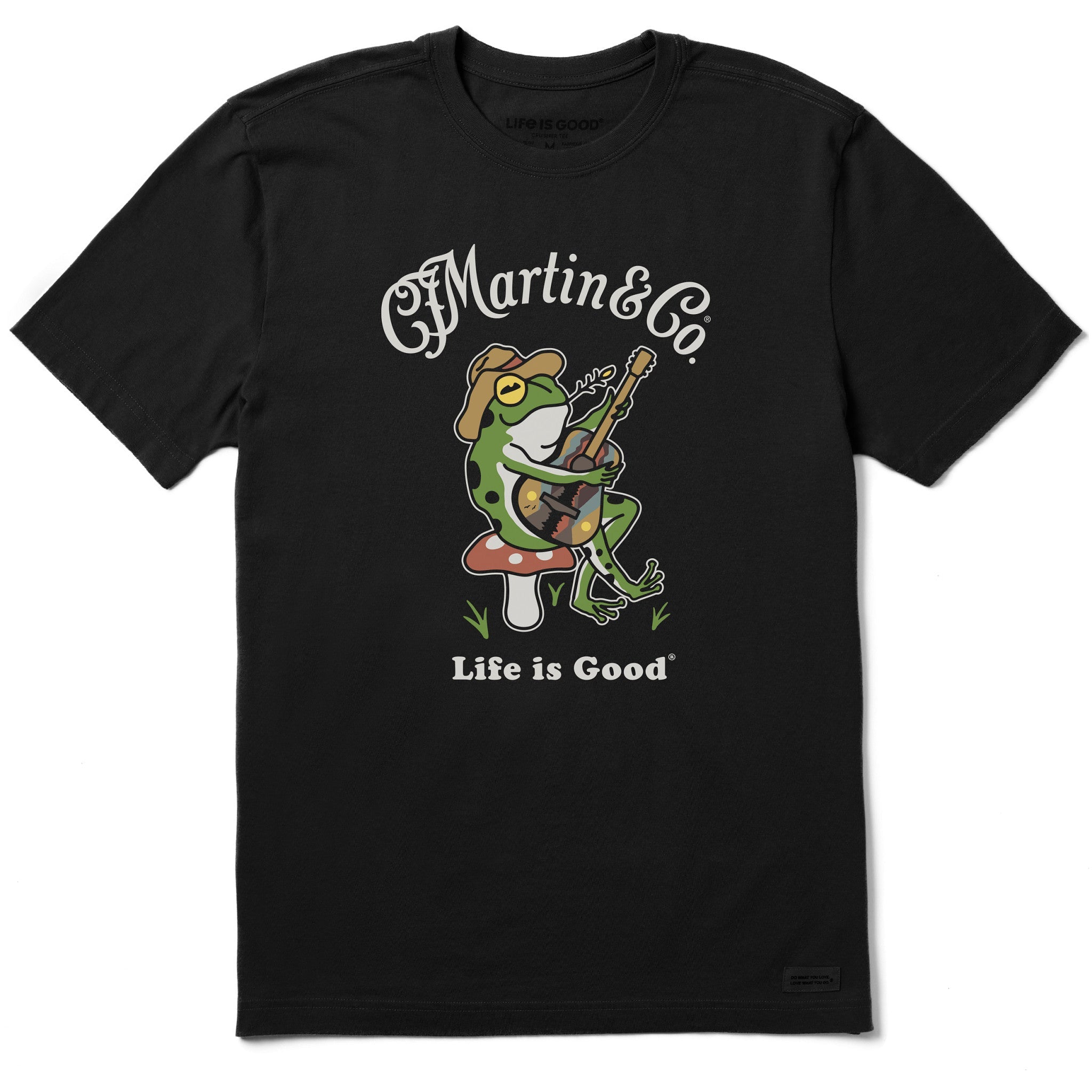 Men's Martin & Co. Frog Guitar Short Sleeve Crusher Tee