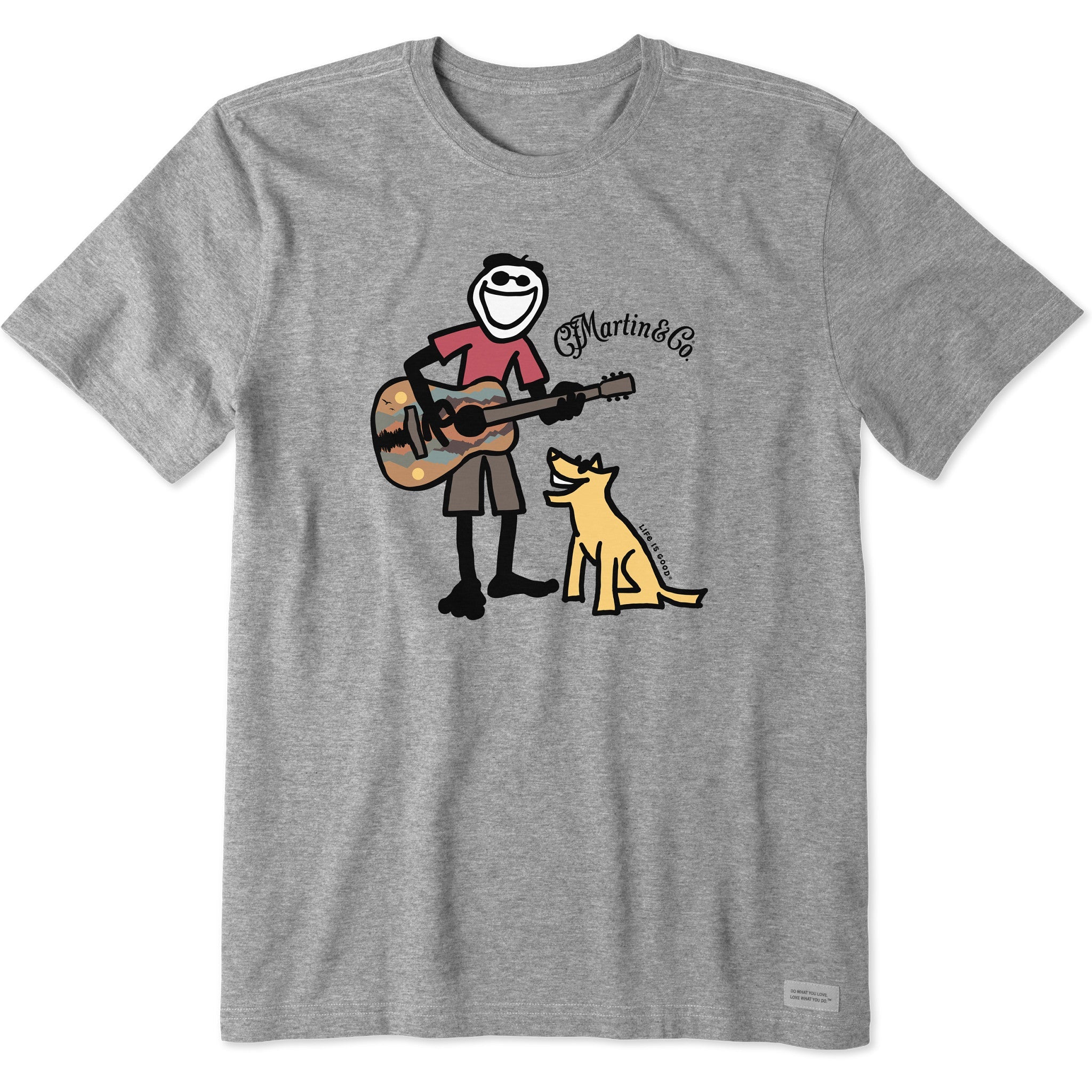 Men's Martin Jake & Rocket Guitar Short Sleeve Crusher Tee