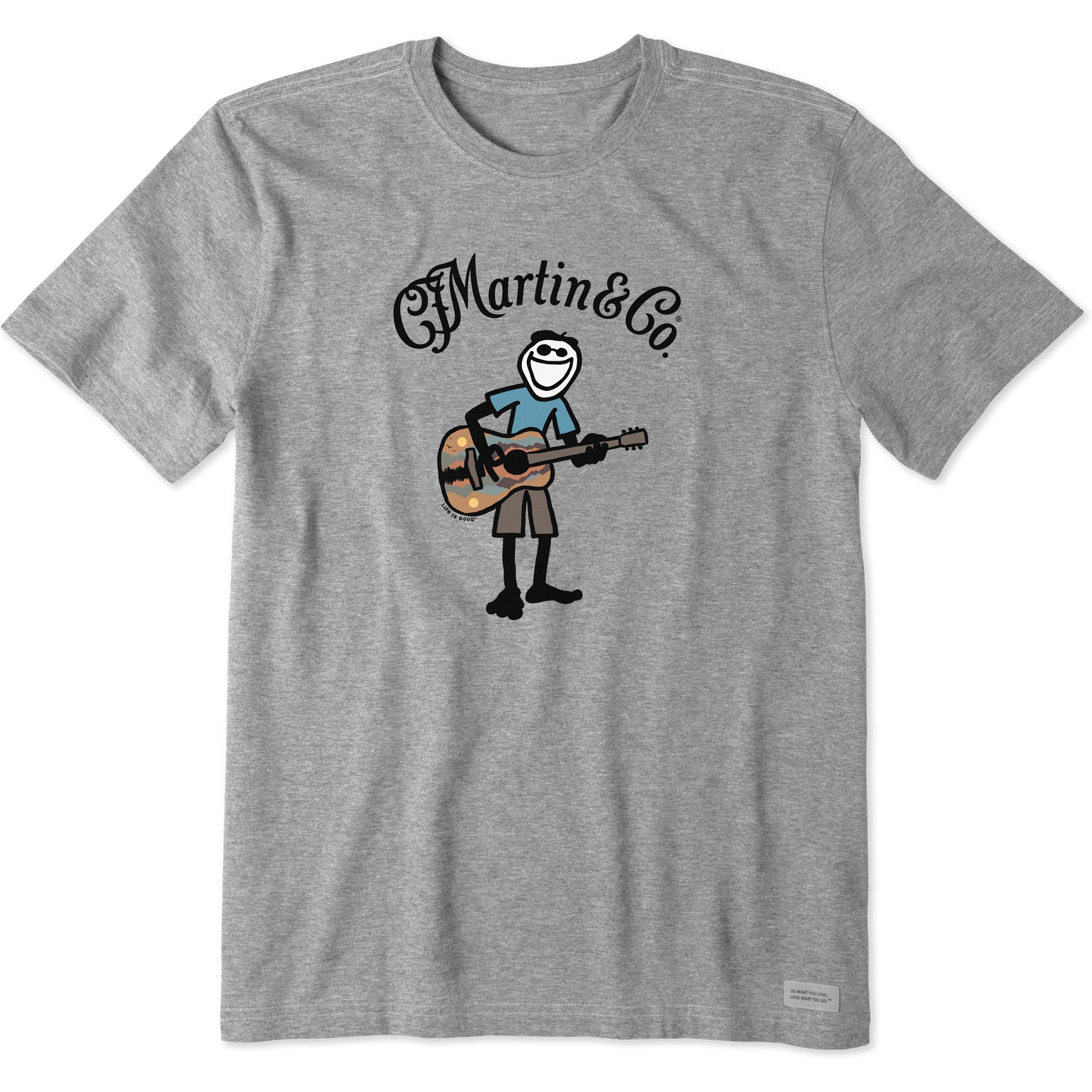 Men's Martin & Co. Jake Guitar Short Sleeve Crusher Tee