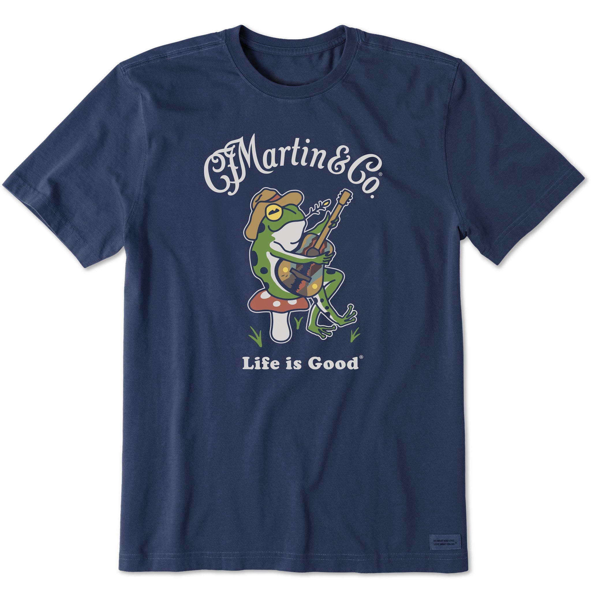 Men's Martin & Co. Frog Guitar Short Sleeve Crusher Tee