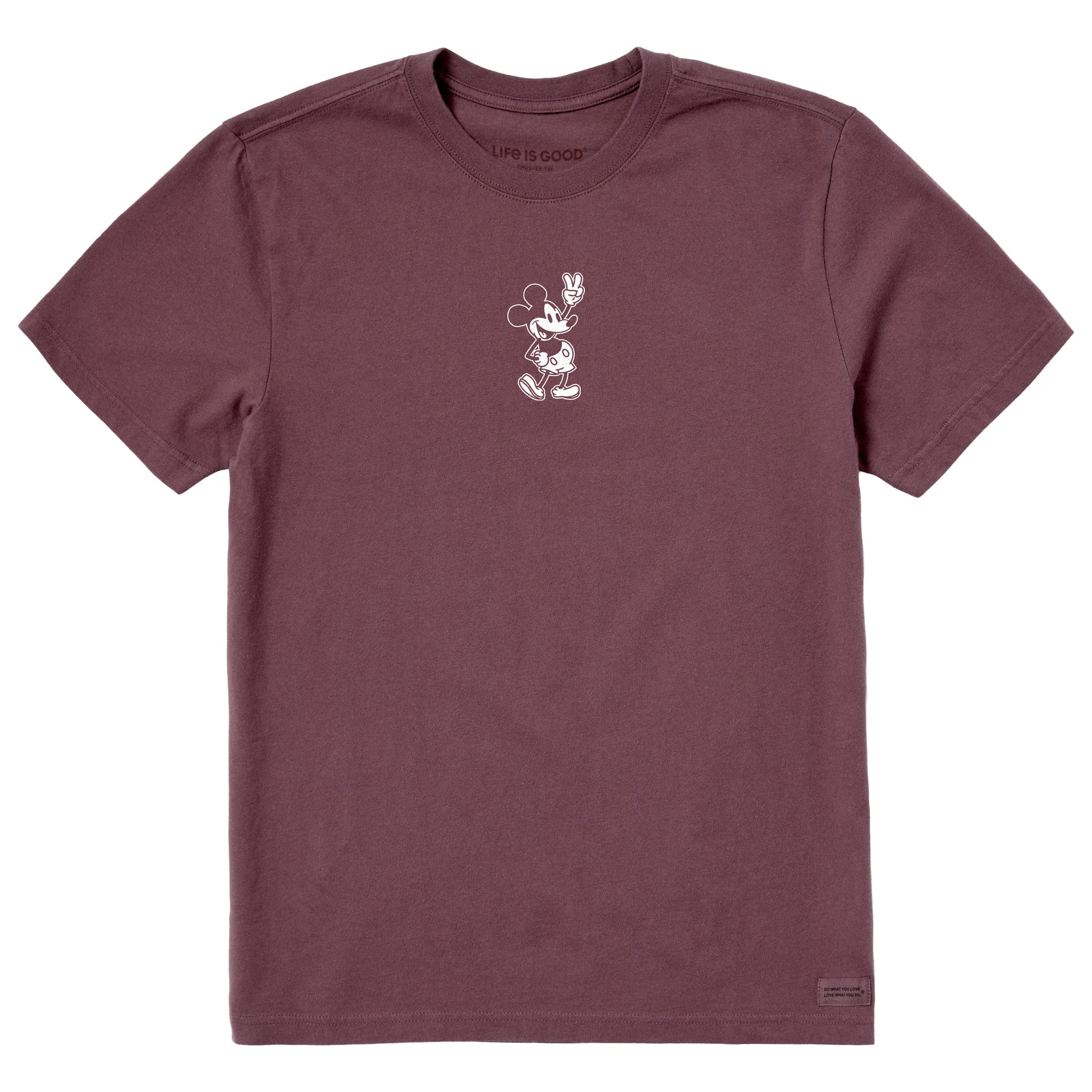 Men's Steamboat Willie Peace Mini Short Sleeve Tee