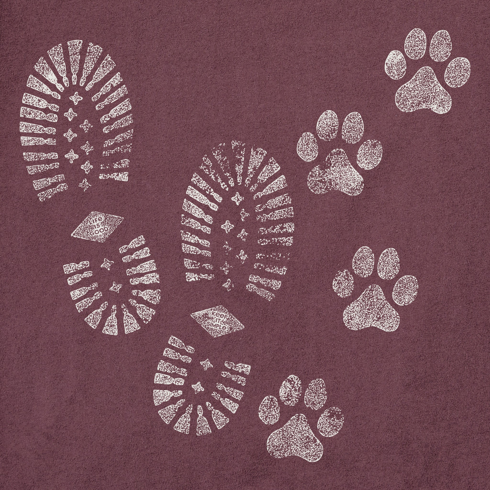 Men's Trails & Tails Short Sleeve Crusher Tee