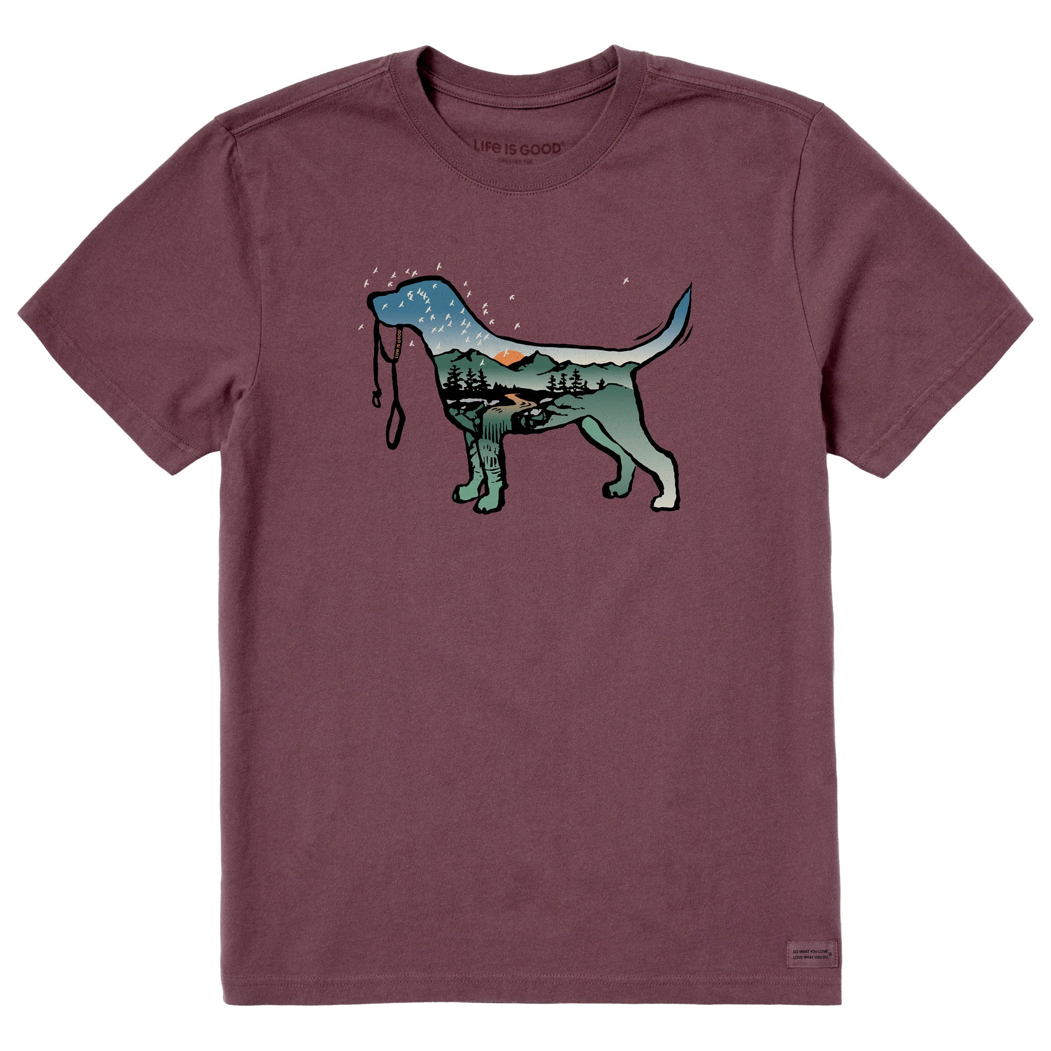 Men's Macro Micro Dogscape Short Sleeve Crusher Tee
