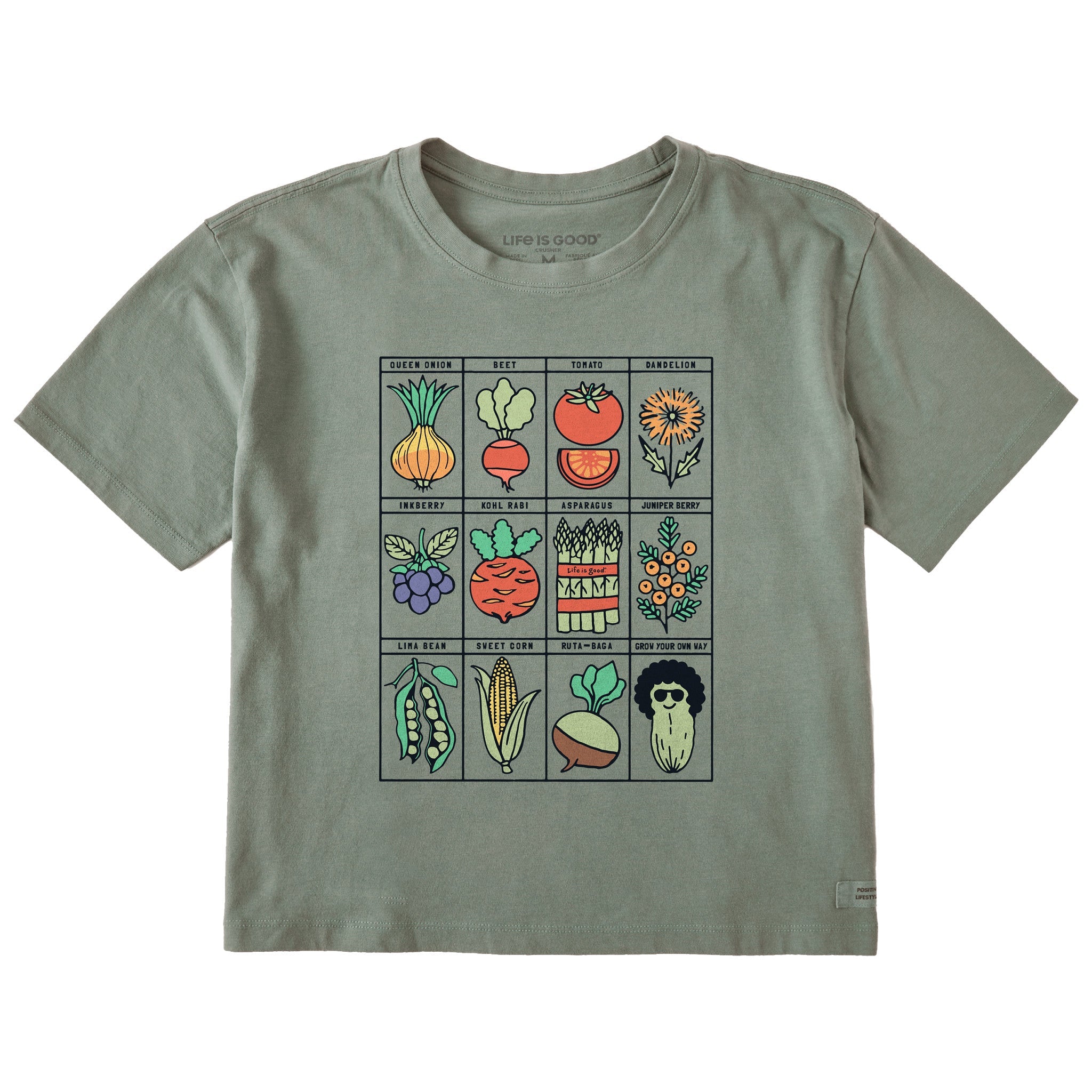 Women's Grow Your Own Way Short Sleeve Crusher Boxy Tee