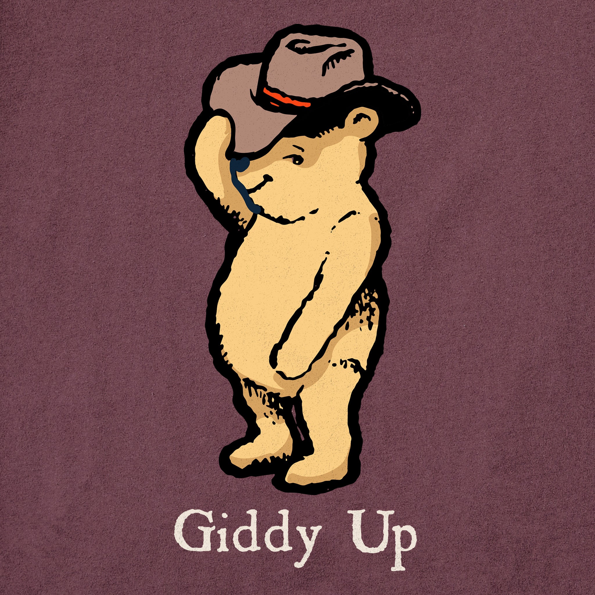 Women's Giddy Up Winnie Short Sleeve Crusher Tee