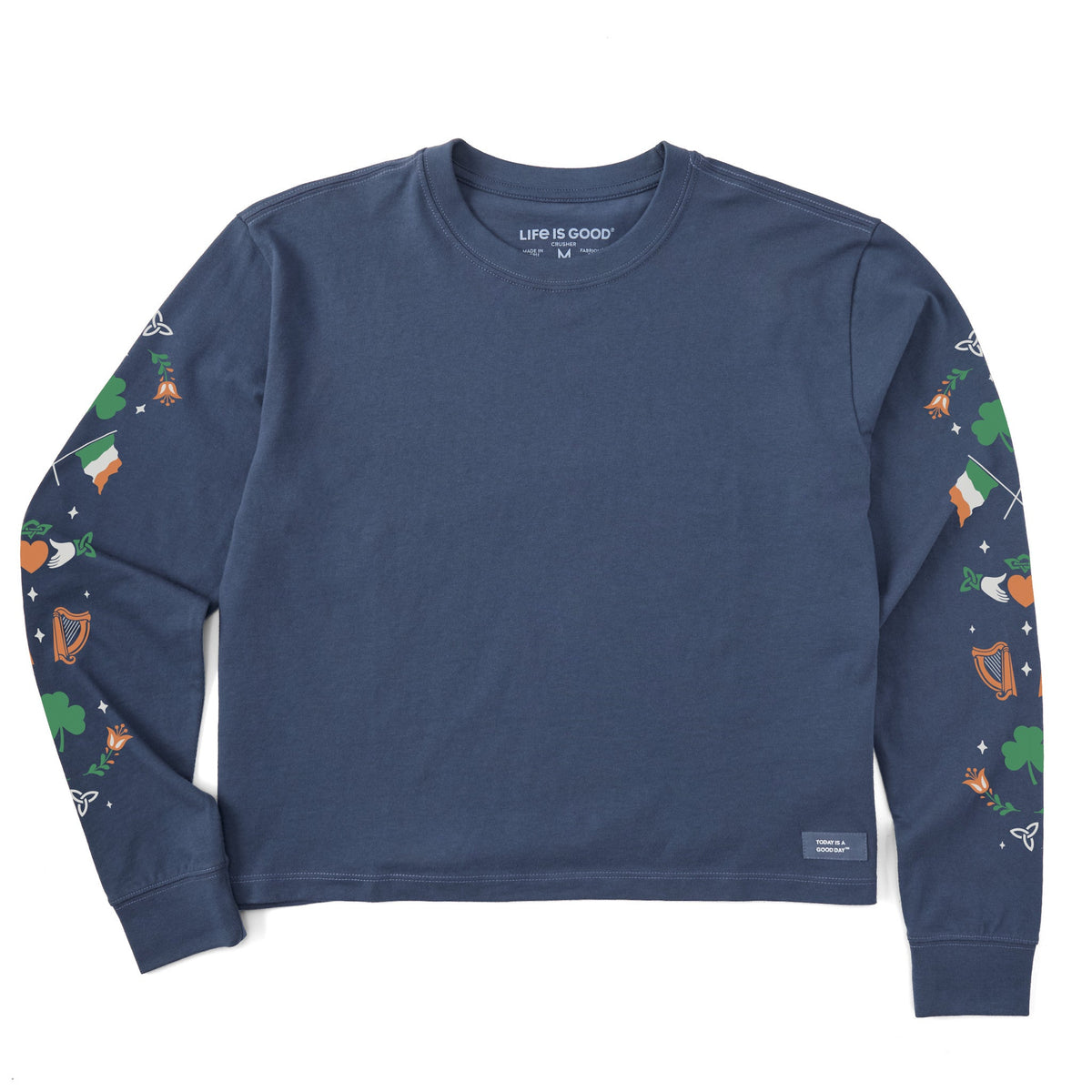 Women's Irish Icons Long Sleeve Crusher Boxy Tee