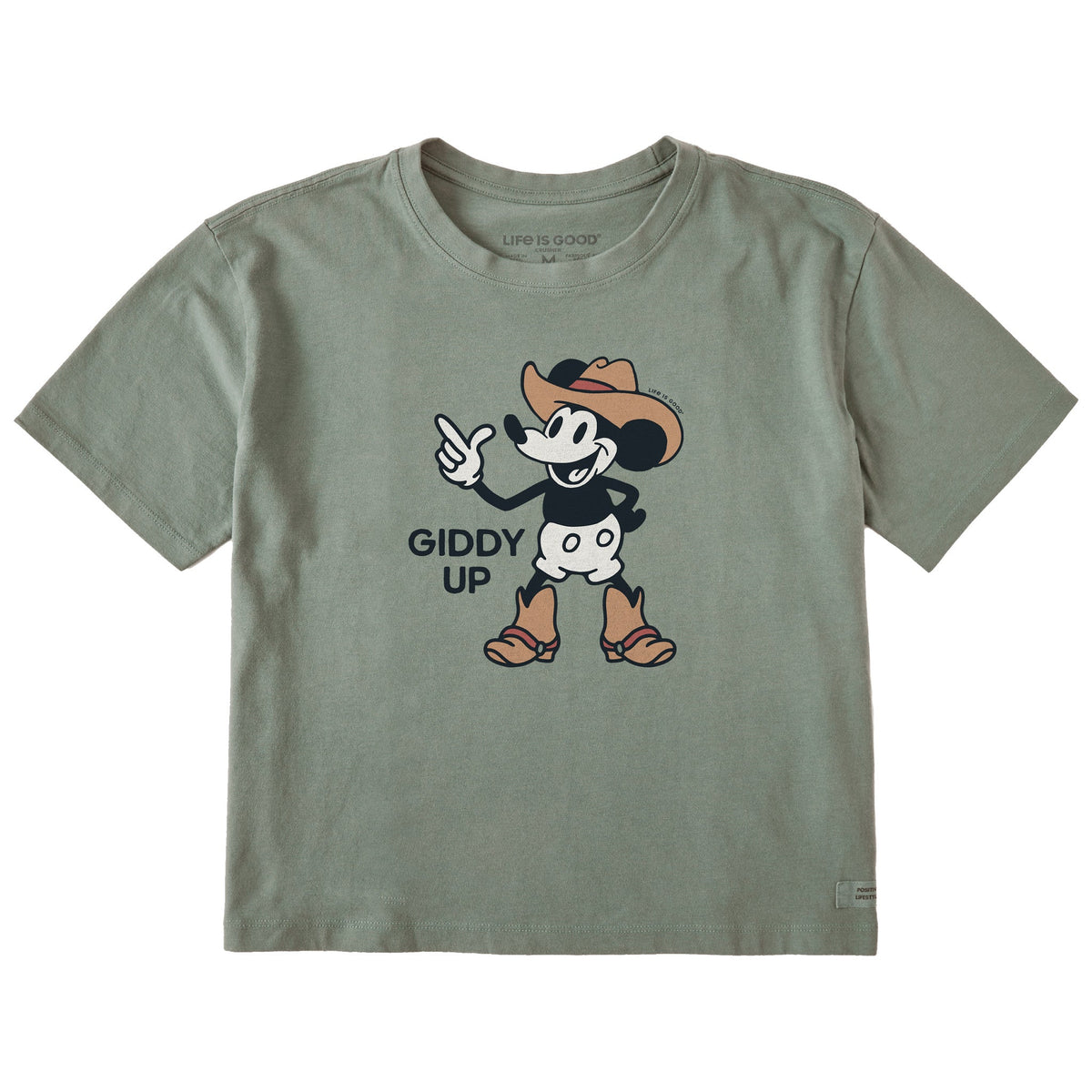 Women's Giddy Up Willie Short Sleeve Crusher Boxy Tee