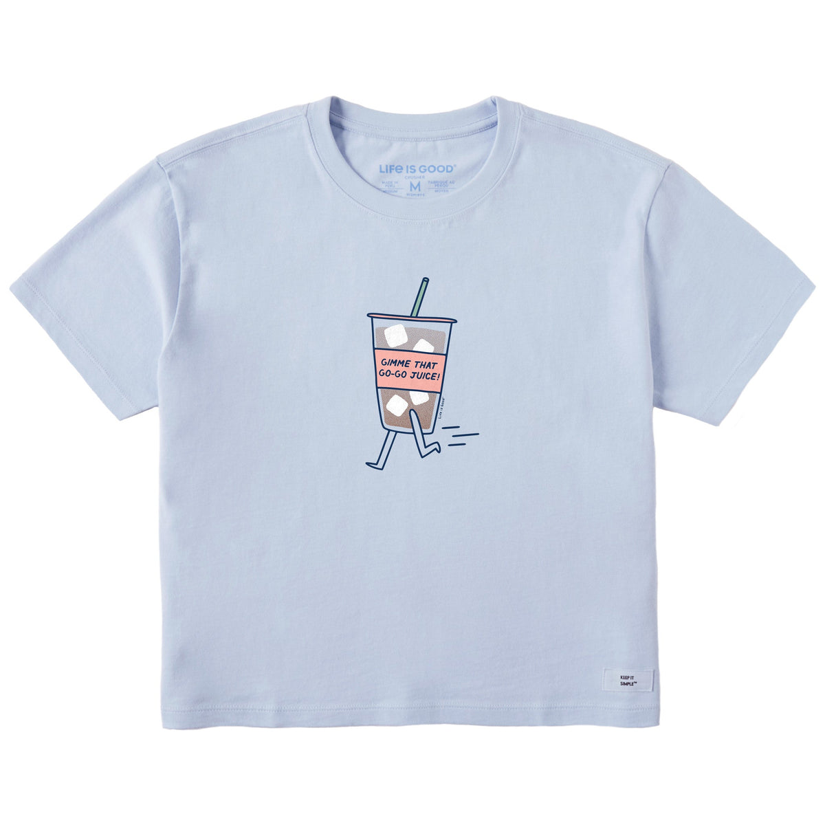 Women's Gimme That Go-Go Juice Short Sleeve Crusher Boxy Tee
