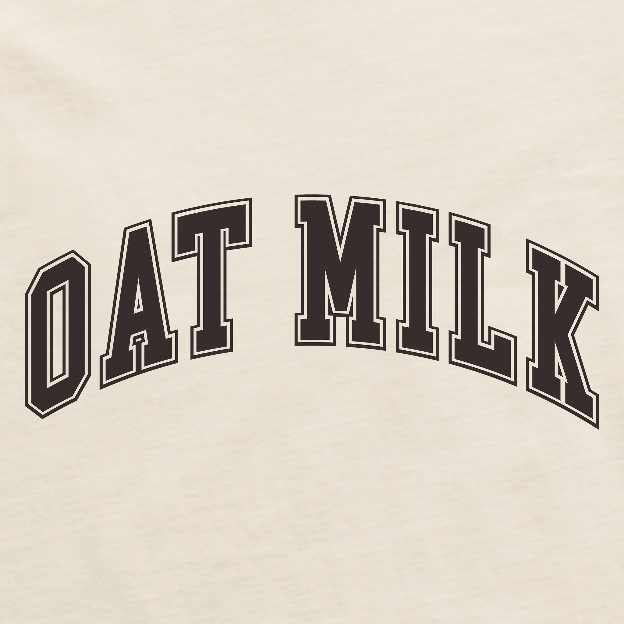Men's Oat Milk Arch Short Sleeve Crusher Tee