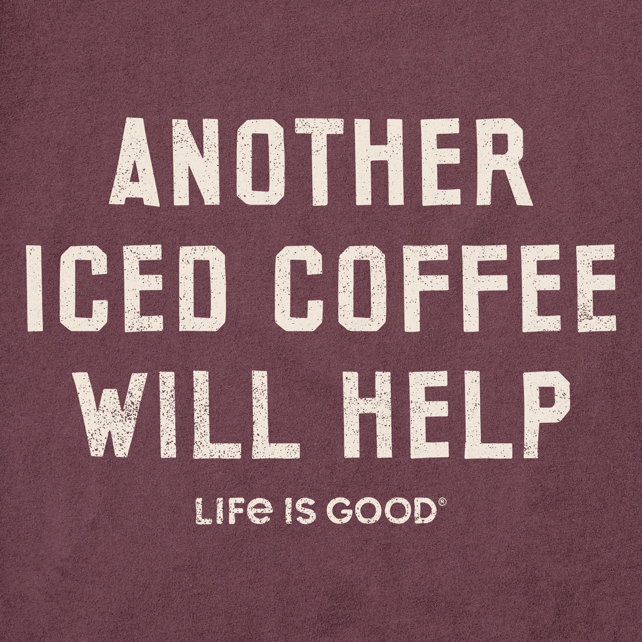 Men's Maybe Another Iced Coffee Short Sleeve Crusher Tee
