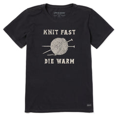 Women's Knit Fast Die Warm Short Sleeve Tee
