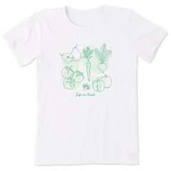 Women's Delicate Plant Medley Short Sleeve Tee