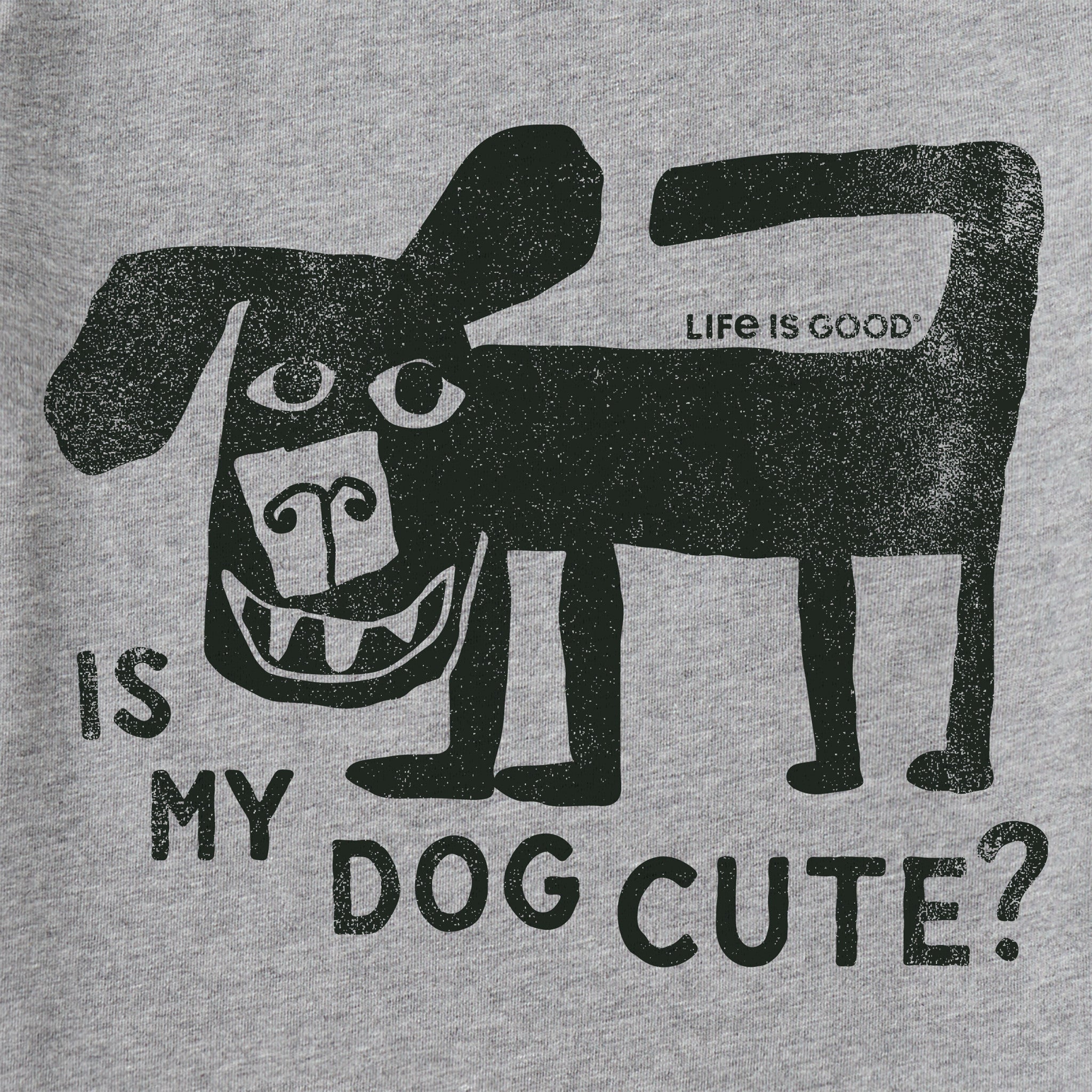 Kids Is My Dog Cute? Short Sleeve Crusher Tee
