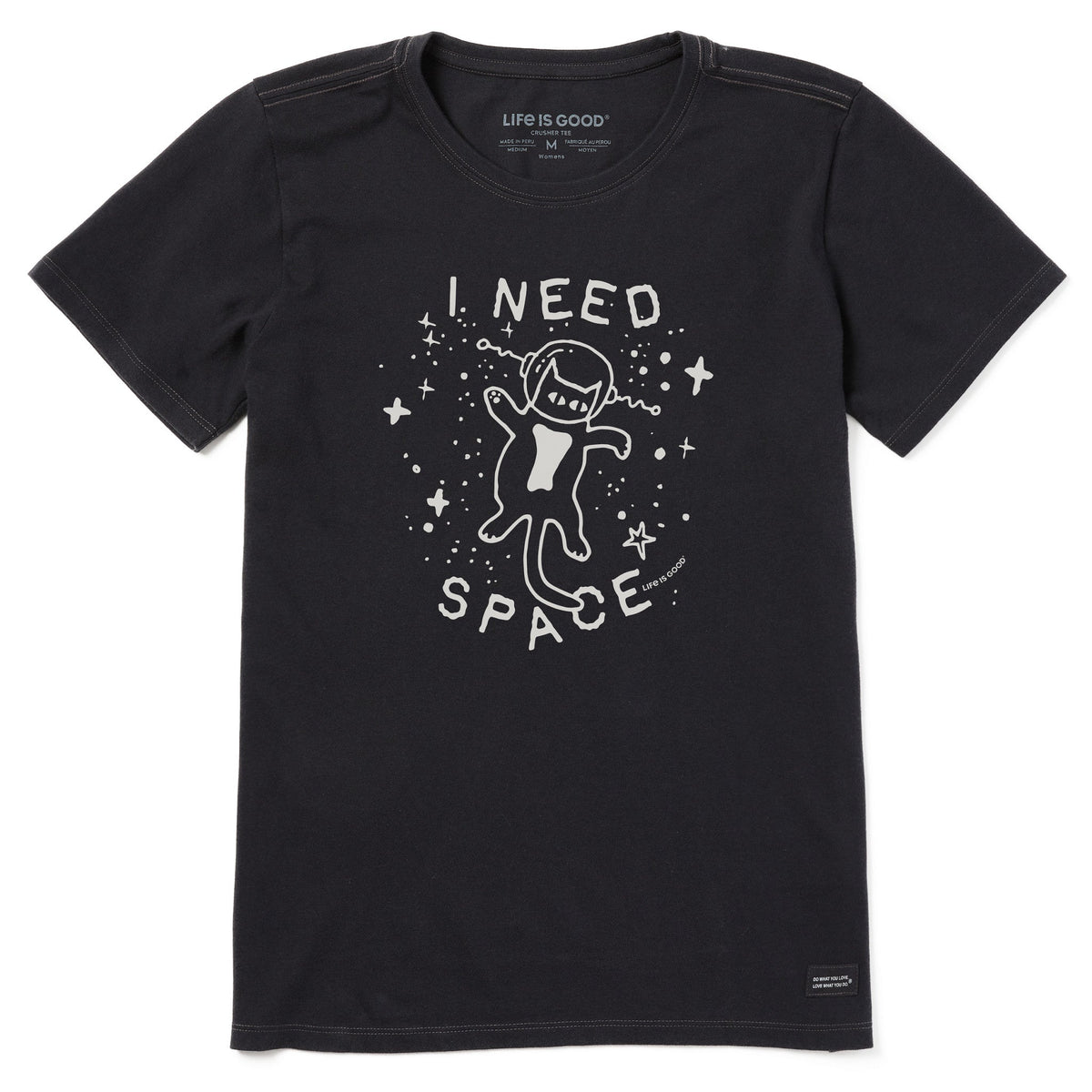 Women's I Need Space Cat Short Sleeve Tee