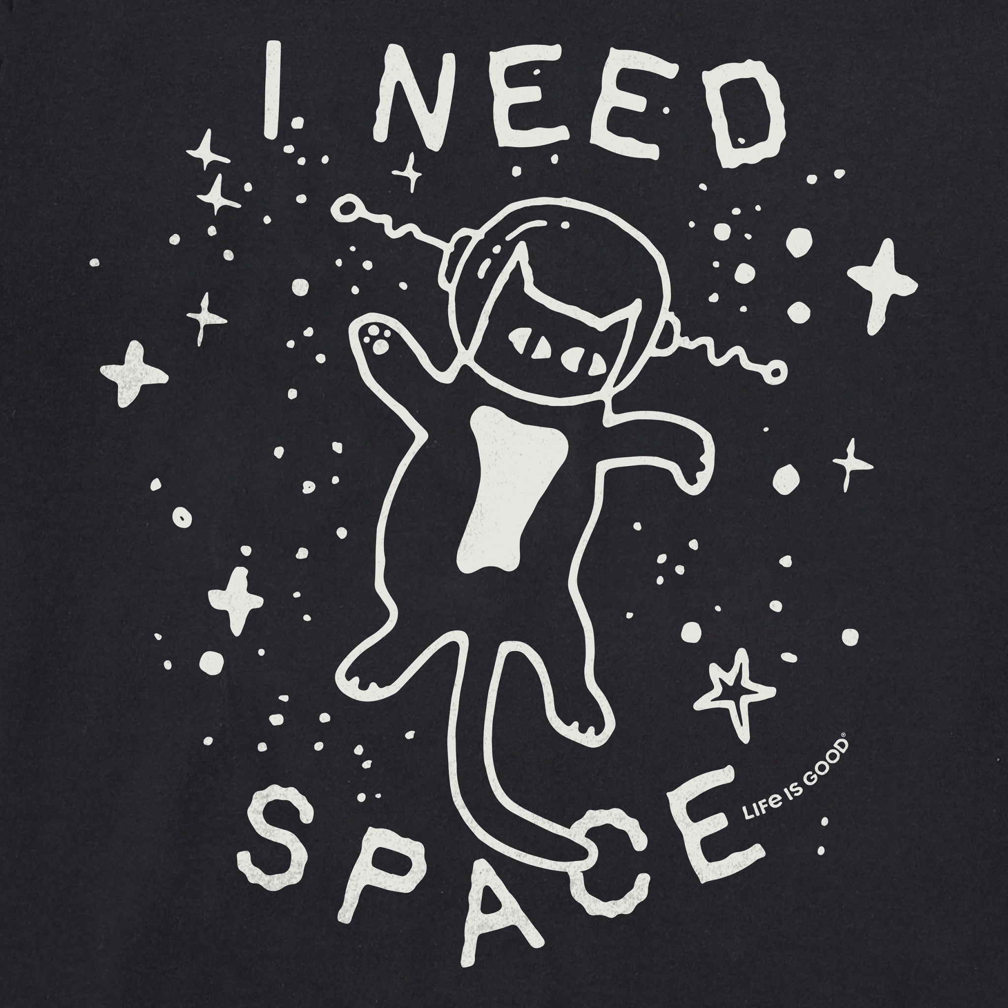 Women's I Need Space Cat Short Sleeve Tee