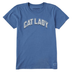 Women's Cat Lady Arch Short Sleeve Tee