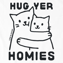 Women's Hug Yer Homies Cats Short Sleeve Tee