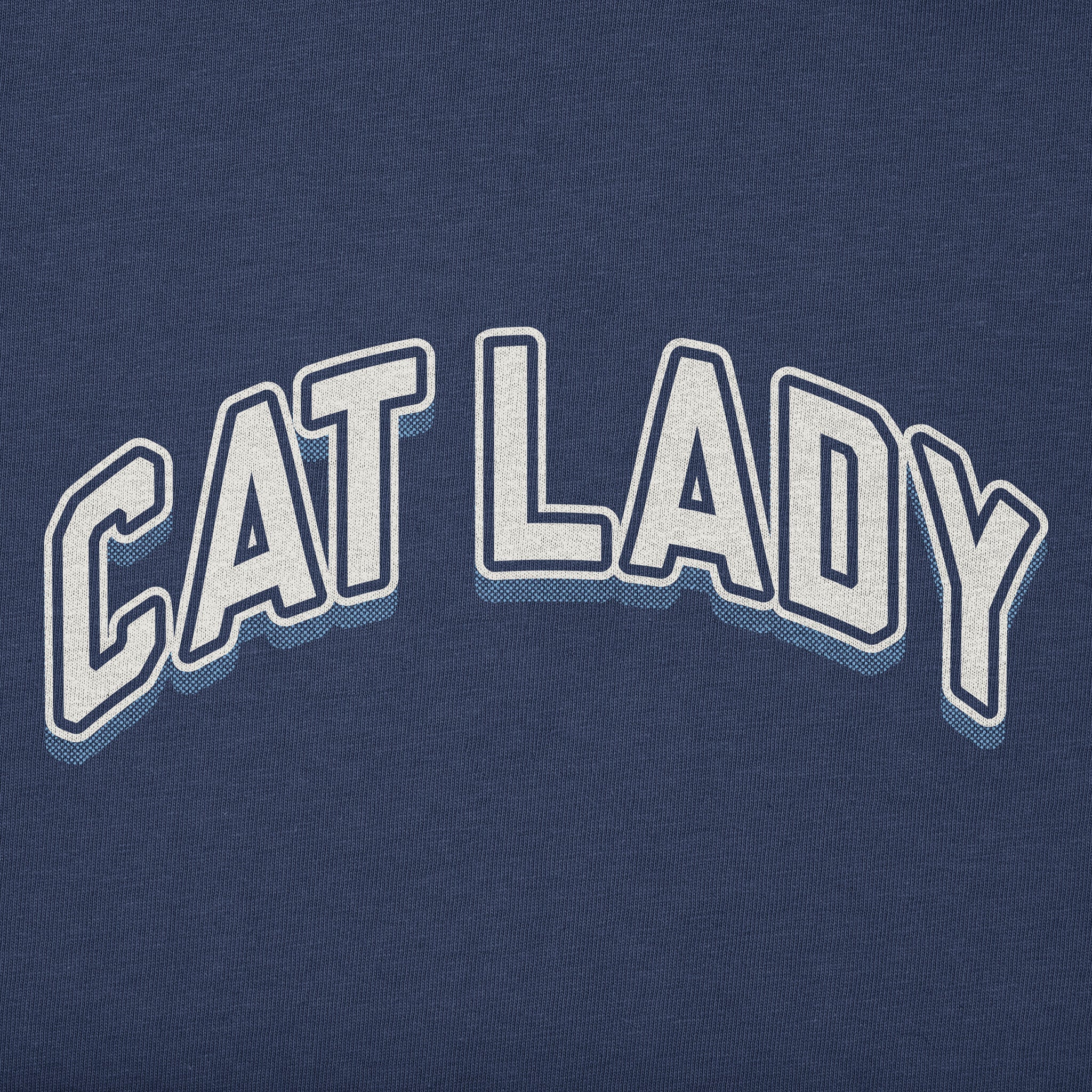 Women's Cat Lady Arch Simply True Fleece Hoodie